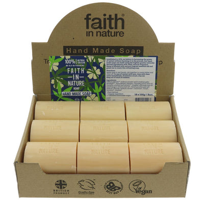 FAITH IN NATURE | Loose Soap - Hemp | 1 x 100G