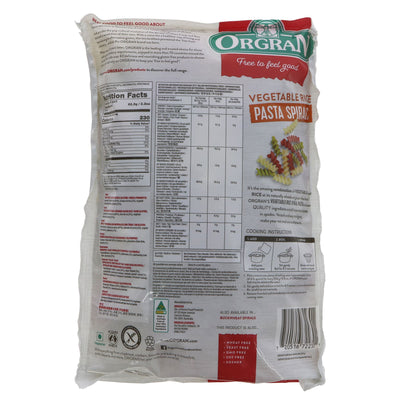 Orgran | Vegetable Rice Spirals | 250g