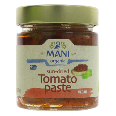 Organic Sun-dried Tomato Paste | Tangy & Vegan | 180g