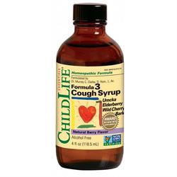 Child Life | ChildLife Essential Formula 3 Cough Syrup Berry 120ml Glass | 120ml