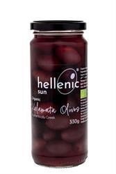 Hellenic Sun | Hellenic Sun Organic Kalamata Olives 330g | 330g