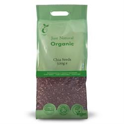 Just Natural Organic | Organic Chia Seeds 500g | 500g