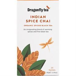 Dragonfly Tea |  Dragonfly Organic India Spice Chai Black tea 20 bag | 20 sachet