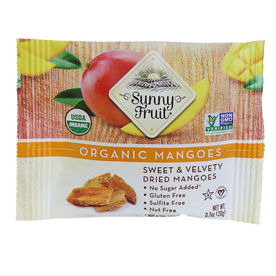 Sunny Fruit | Organic Mango Snack Packs | 6x20g