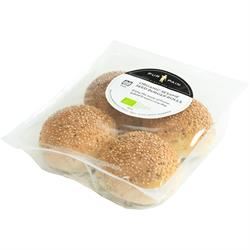 Pur Pain | Pur Pain Organic Sesame Seed Burger Rolls 4pack 200g | 200g