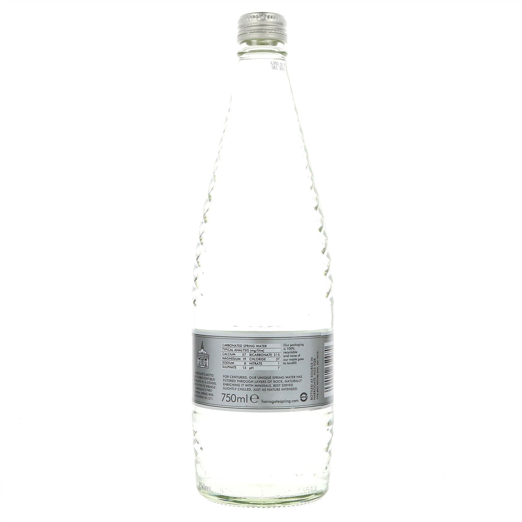 Harrogate Spring Water | Spring Water - Sparkling | 750 Ml