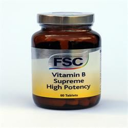 FSC | Vitamin B Supreme Hi-Potency 60 Tablets | 60 capsule