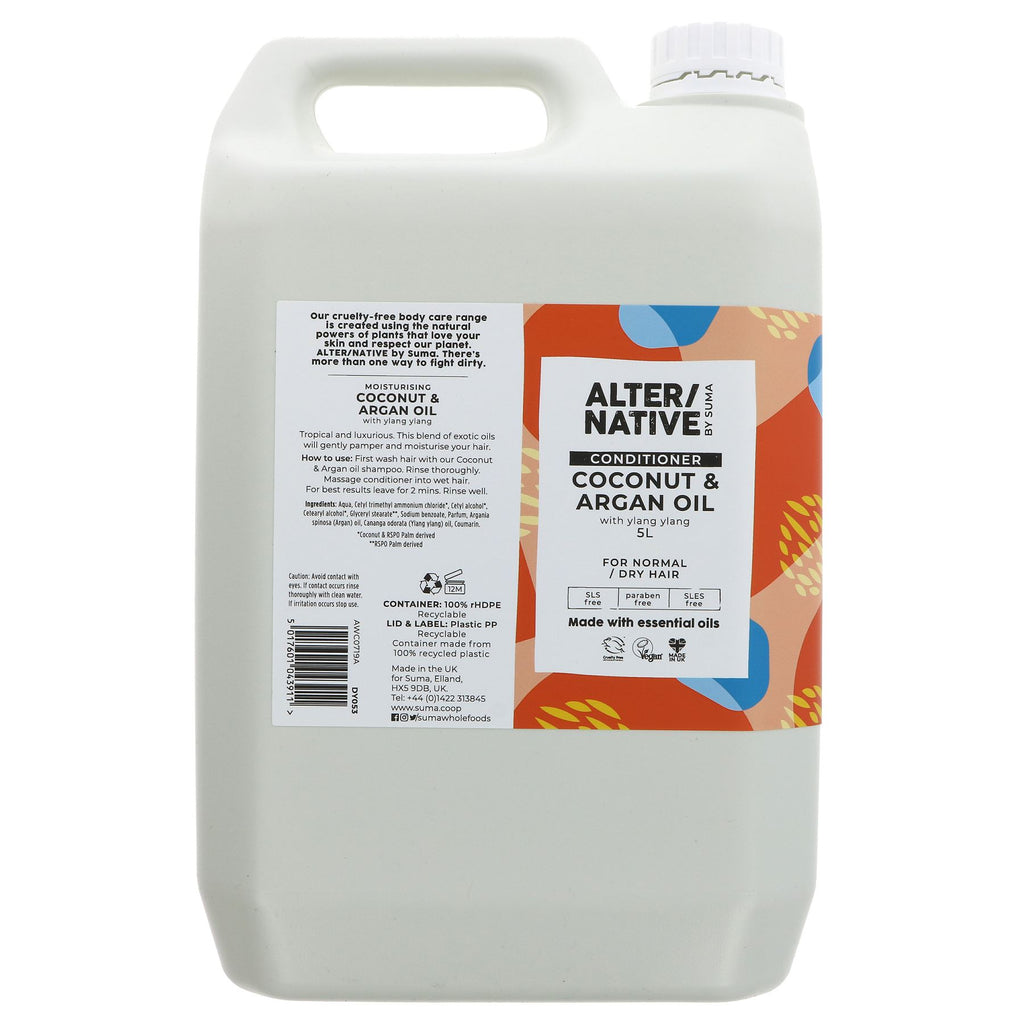 Alter/Native | Conditioner - Coconut & Argan - Normal/dry hair | 5l