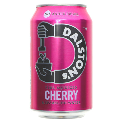 Dalston's Cherryade 330ML: Sweet & sour, made with morello cherries, beet sugar & spring water. Gluten-free & vegan.