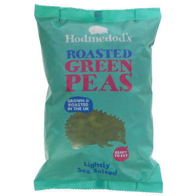 Hodmedod's Roasted Peas - Vegan, Lightly Salted & Deliciously Crunchy. Made with British-grown green peas.