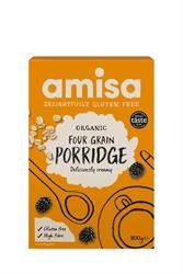 Amisa | Amisa Organic Gluten Free Four Grain Porridge 300g | 300g