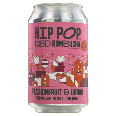 HIP POP | CBD Passionfruit Guava | 1 x 330ML