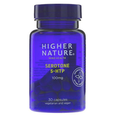 HIGHER NATURE | Serotone 5-HTP (100mg) | 1 x 30Tabs