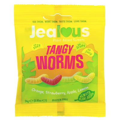 JEALOUS SWEETS | Tangy Worms Shot Bags | 1 x 24G