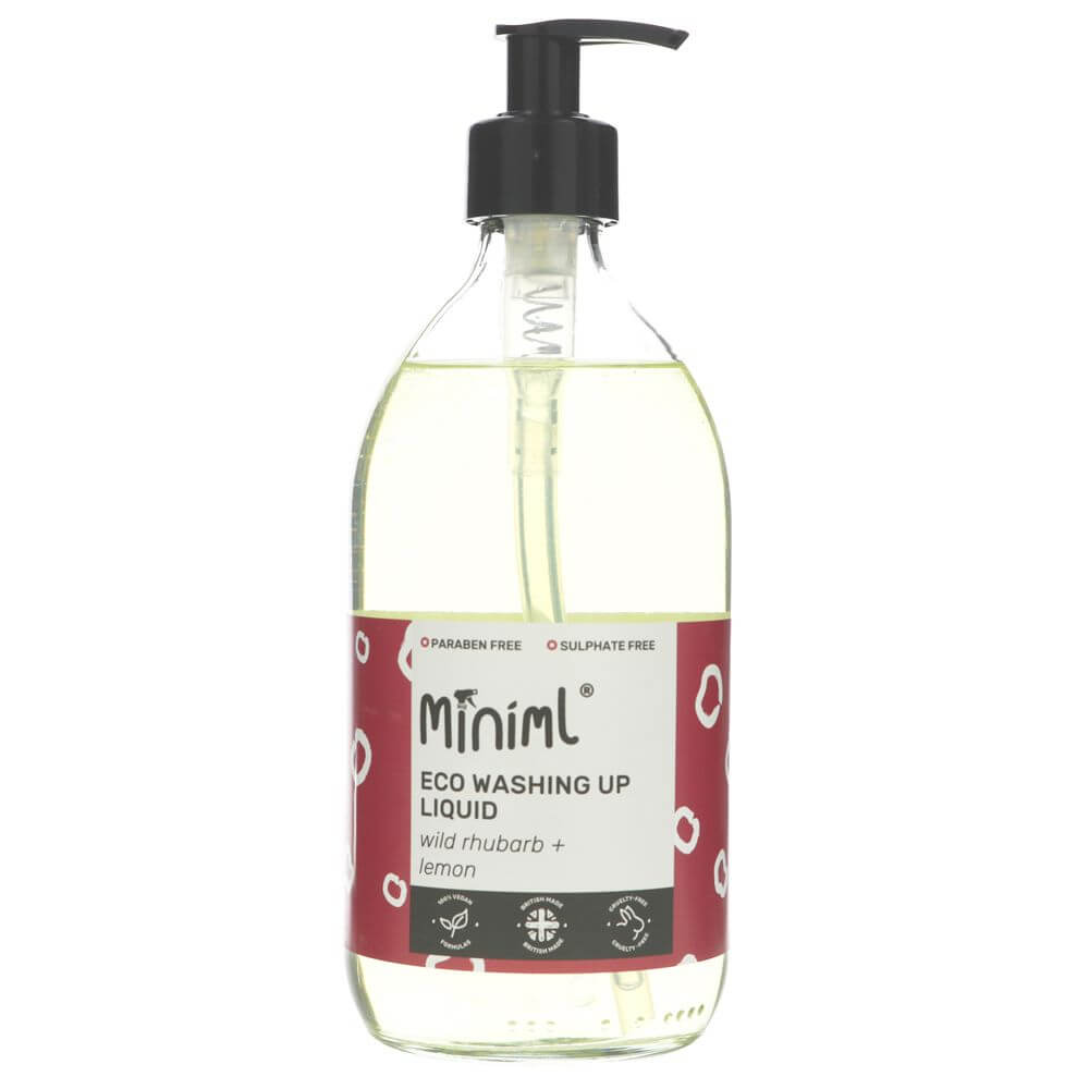 Miniml | Washing Up Liquid - Rhubarb and Lemon | 500ml