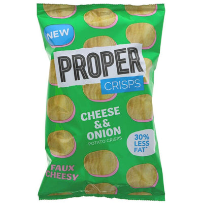 Propercrisps | Cheese and Onion | 100g