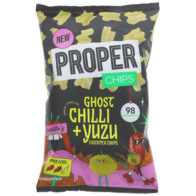 PROPERCHIPS | Ghost Chilli Chickpea Chips | 1 x 85G