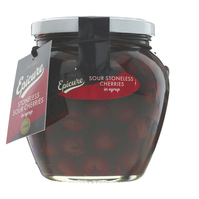 EPICURE | Stoneless Sour Cherries | 1 x 570G