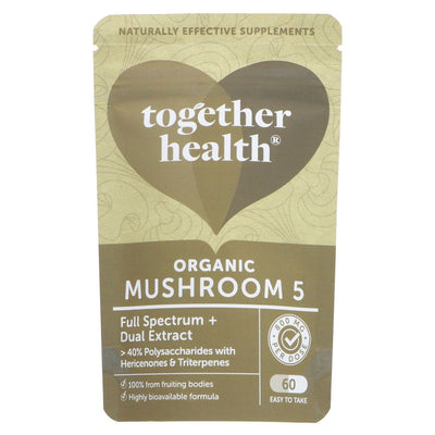 TOGETHER HEALTH | Mushroom 5 Complex | 1 x 60Tabs