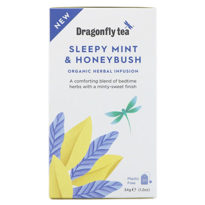 DRAGONFLY TEA | Sleepy Mint & Honeybush Tea | 1 x 20Bags