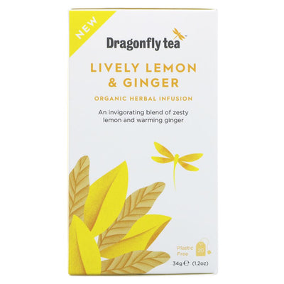 DRAGONFLY TEA | Lively Lemon & Ginger Tea | 1 x 20Bags