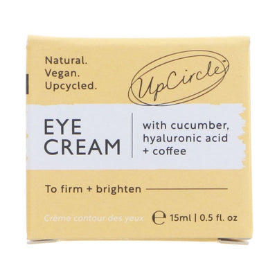 UPCIRCLE | Cucumber & Coffee Eye Cream | 1 x 15ML