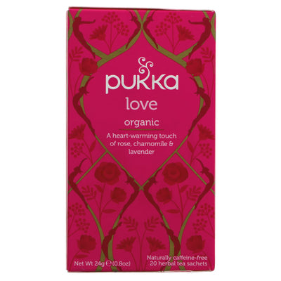 Pukka | Love - rose, camomile, lavender | 20 bags
