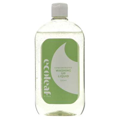 Ecoleaf Citrus Grove Washing Up Liquid - Concentrated and Plant-Based, 500ml. Vegan and cruelty-free.