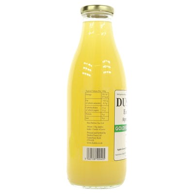 Duskin's Golden Delicious Apple Juice: Vegan, Sweet & Indulgent. 1L