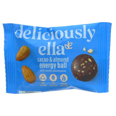 Deliciously Ella | Cacao & Almond Bites | 40G