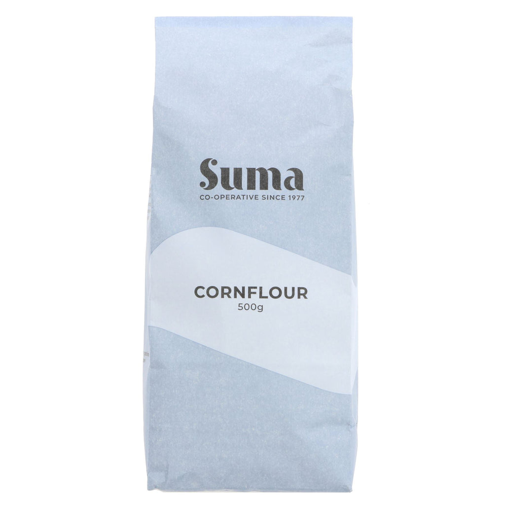 Suma Cornflour - Versatile vegan thickener for stews and sauces. High quality and essential for home cooks.
