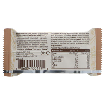 Vegan Peanut Choc Protein Bar | Gluten-Free & Energizing | Pulsin