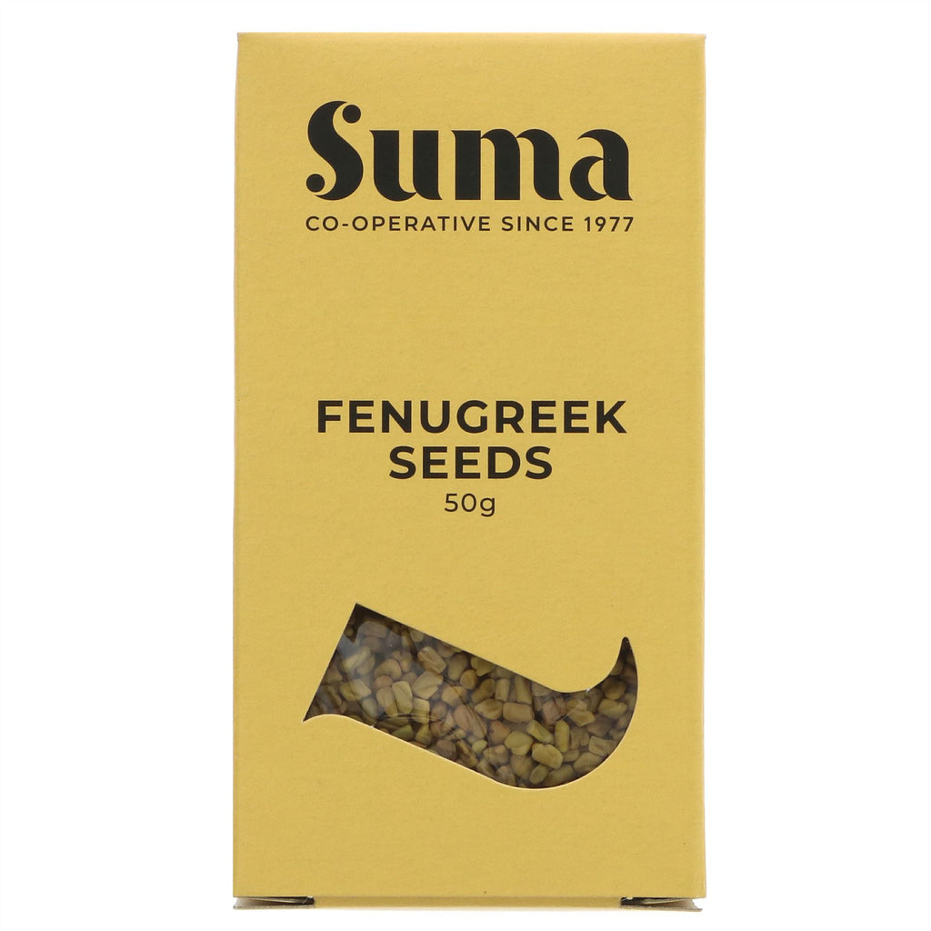 Suma Fenugreek Seeds: Vegan, Aromatic, Unique Twist on Classic Recipes, 50g
