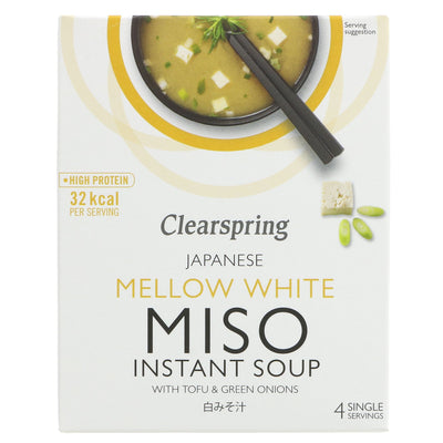 Clearspring | Mellow White Miso Soup + Tofu | 4x10g