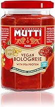 Mutti Vegan Bolognese: Gluten-free & vegan sauce. Perfect for pasta dishes. Made with high-quality ingredients. Enjoy a delicious plant-based meal.