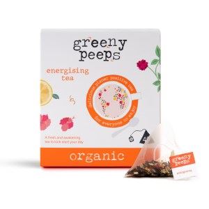 Greenypeeps | Energising Pyramid Tea | 15 Bags