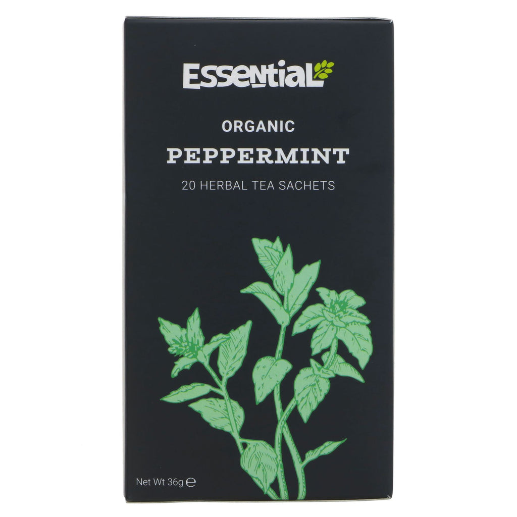 Essential Trading | Peppermint Herbal Infusion - 100% Plastic Free | 20 bags