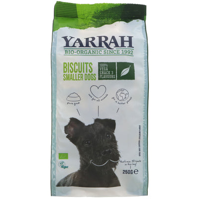 Yarrah | Dog Biscuits - Smaller Dogs - 100% Vega Snack 3 Flavours | 250g