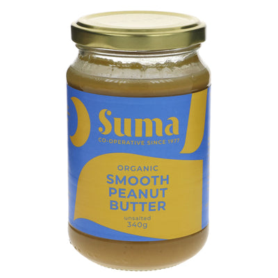 Suma | Peanut Butter, Smooth No Salt - Organic | 340g