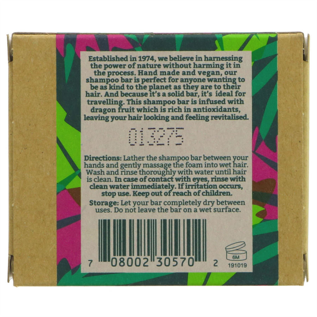 Vegan Dragon Fruit Shampoo Bar by Faith In Nature - eco-friendly, plastic-free, and luscious!