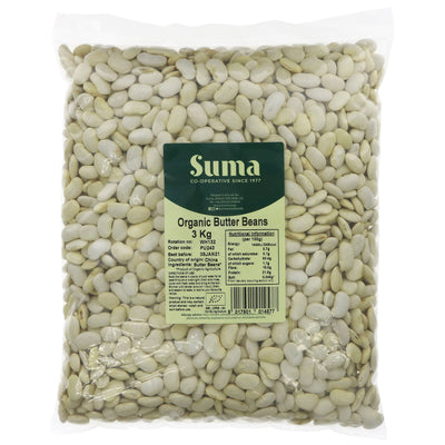 Suma | Butter Beans - Organic | 3 KG