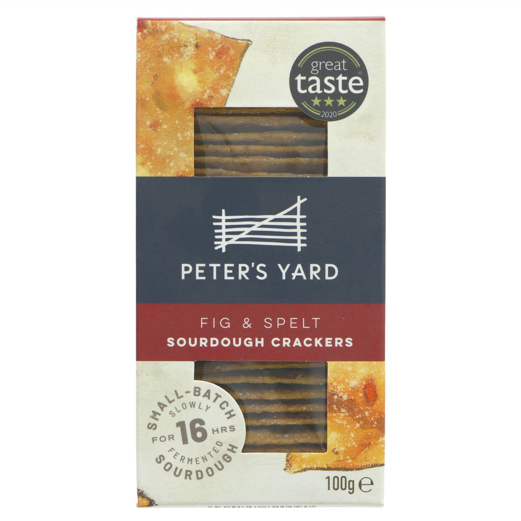 Peter's Yard | Artisan Crispbread - Spelt/Fig | 100g