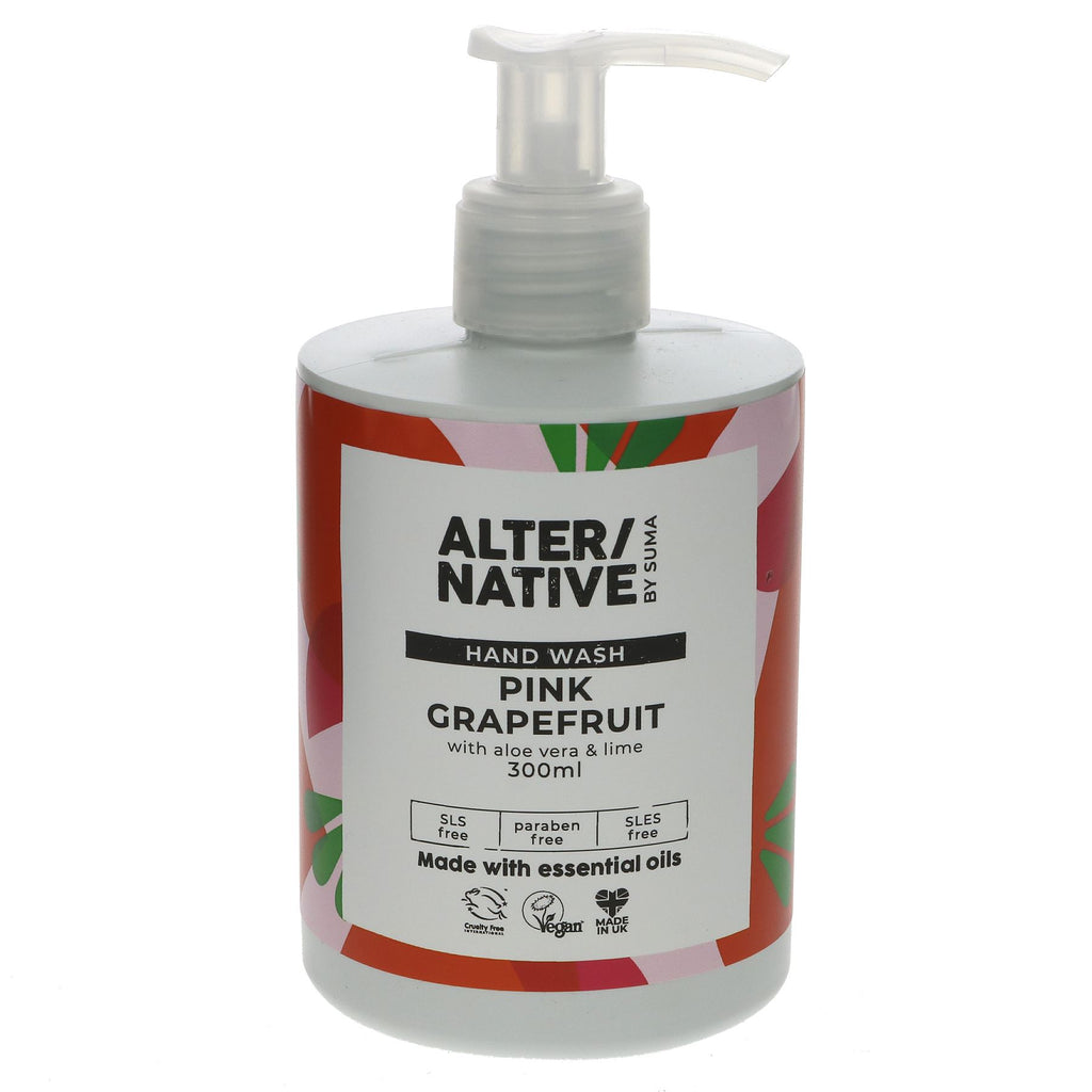 Alter/Native | Hand Wash - Pink Grapefruit - Uplifting with lime | 300ml