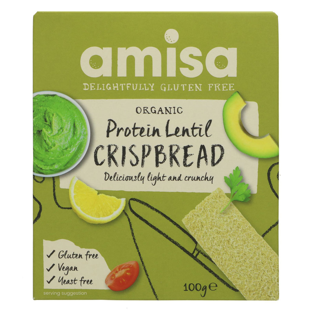 Amisa | Protein Lentil Crispbread | 100g