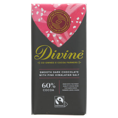 Divine | Dark Chocolate With Pink Salt | 90g