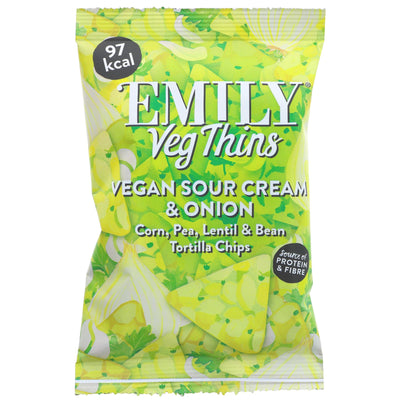 Emily Crisps | Sour Cream & Onion Thins | 23G