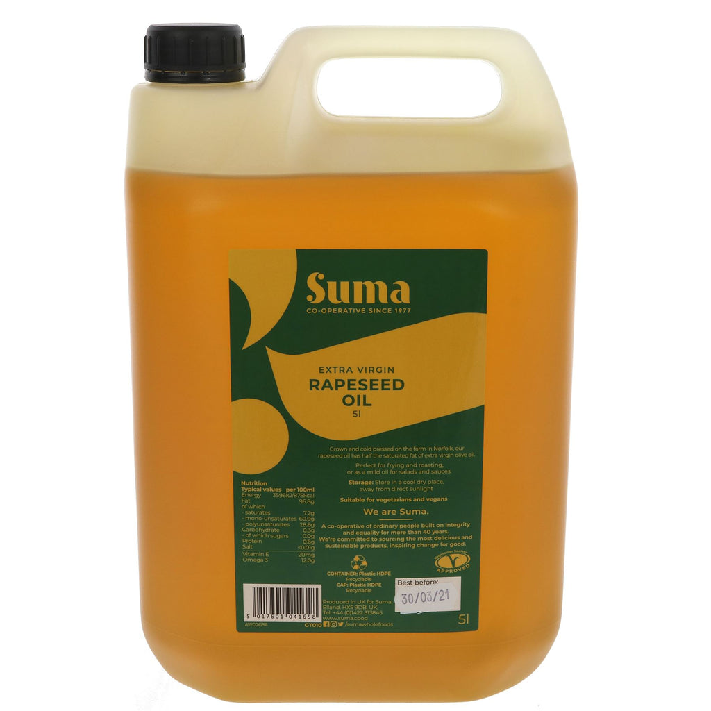 Suma | Extra Virgin Rapeseed Oil | 5l