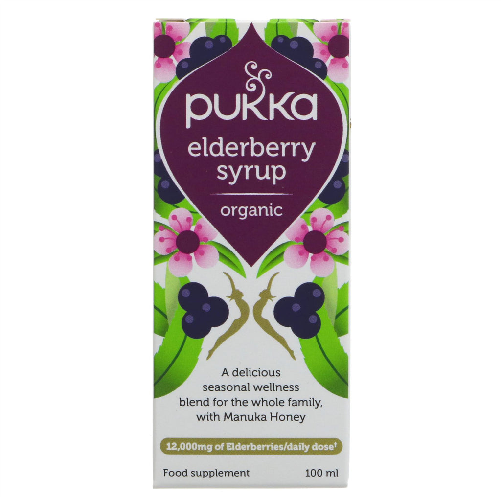 Pukka | Elderberry Syrup - Supports seasonal health | 100ml