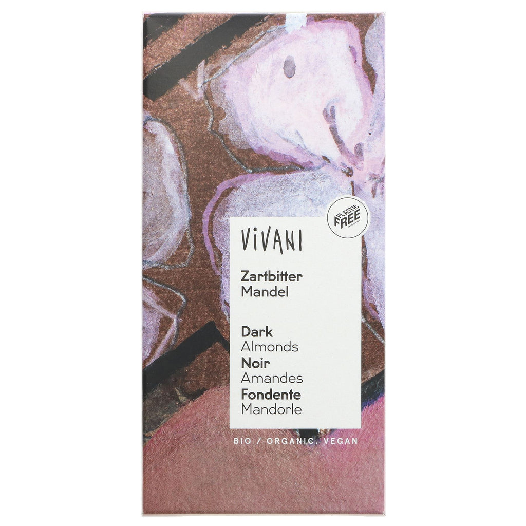 Vivani | Dark Choc & Almonds | 100G
