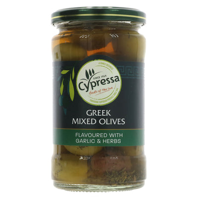 Cypressa | Mixed Olives With Garlic&herb | 315G